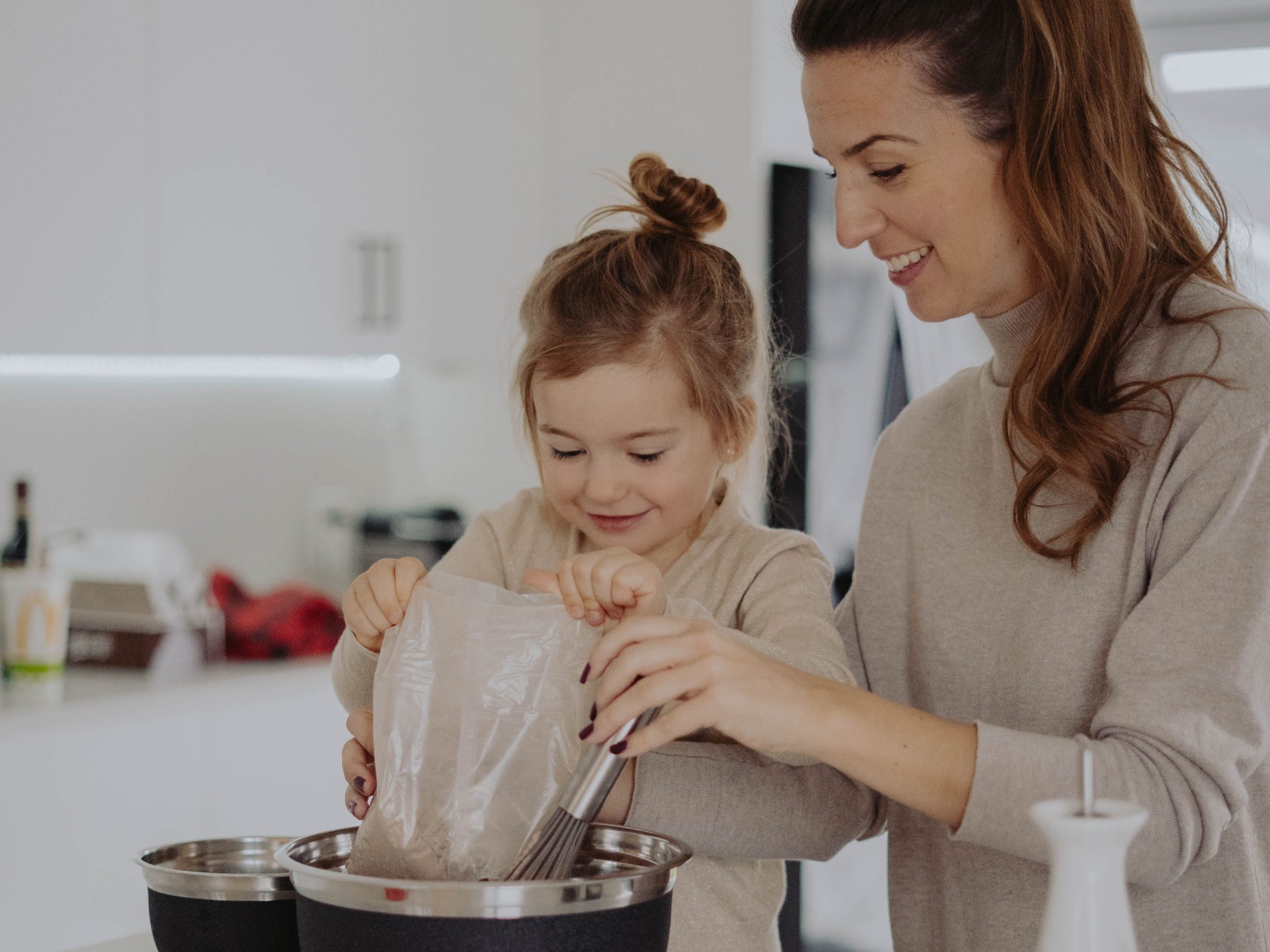 Cooking wholesome food for children
