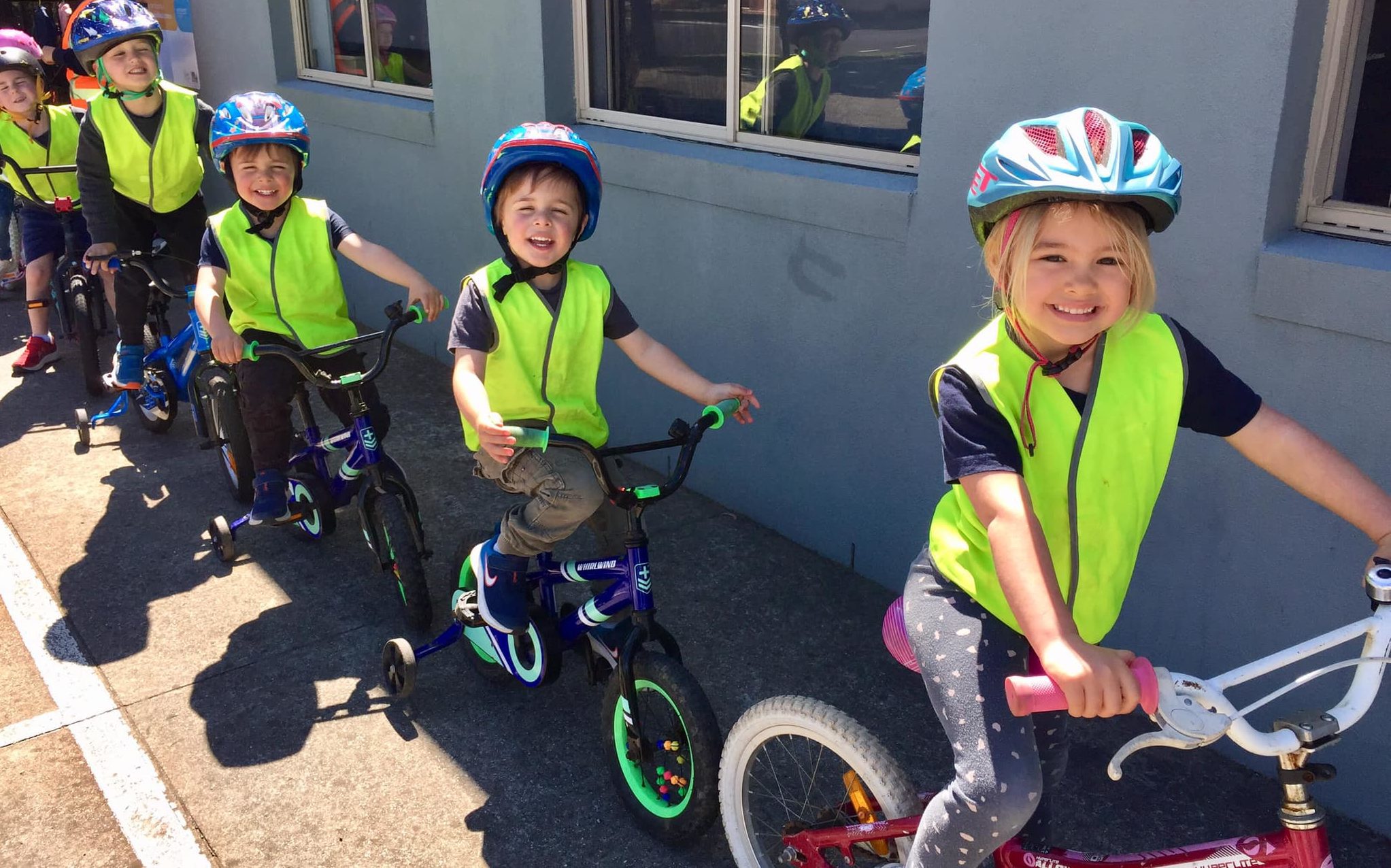 The bike education program at Journey Early Learning Whittlesea.