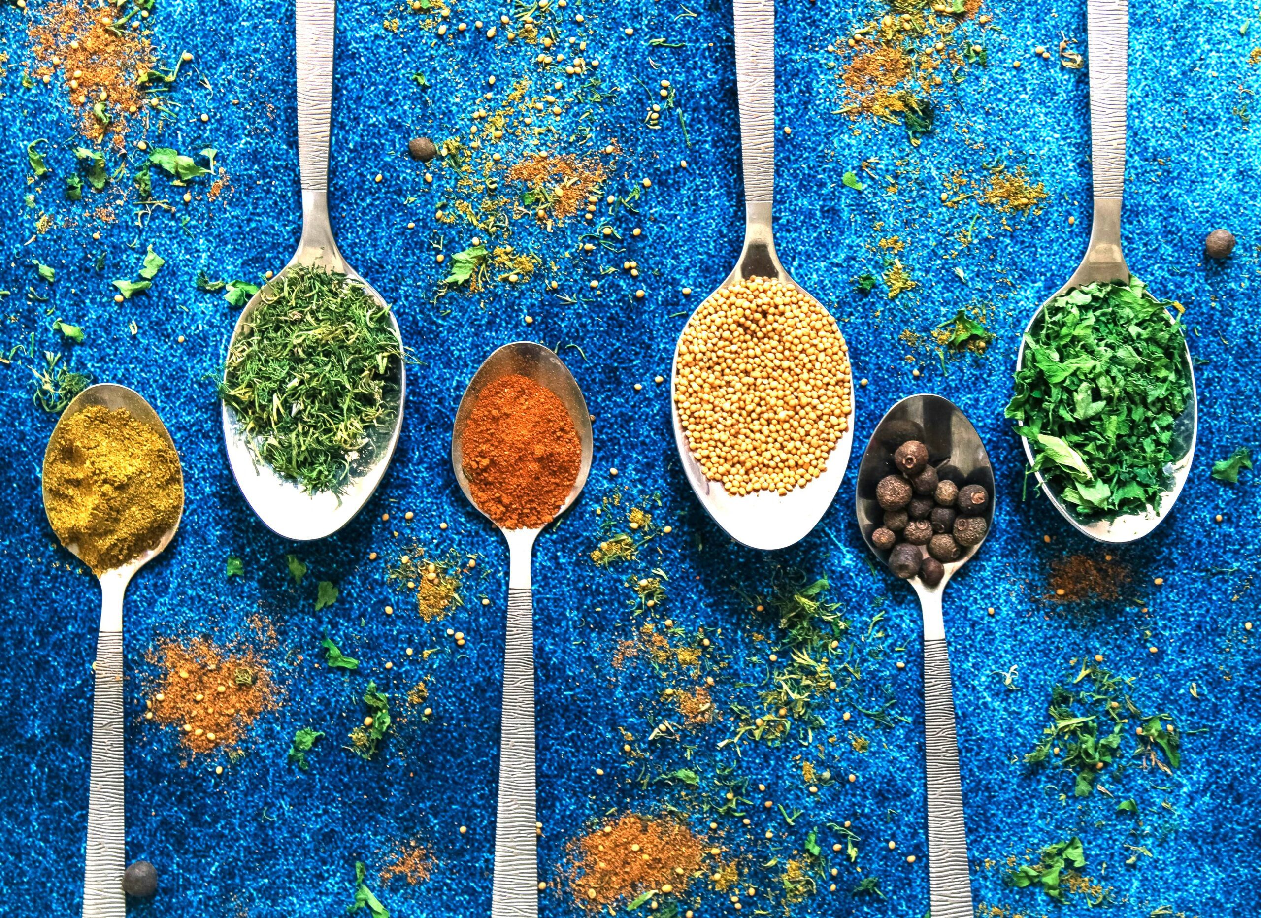 Spices add flavour to our dishes from around the world.